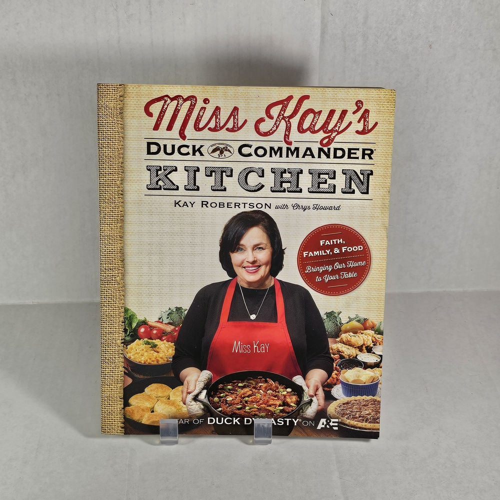 Miss Kay's Duck Commander Kitchen Cookbook - Red and Cream Cover